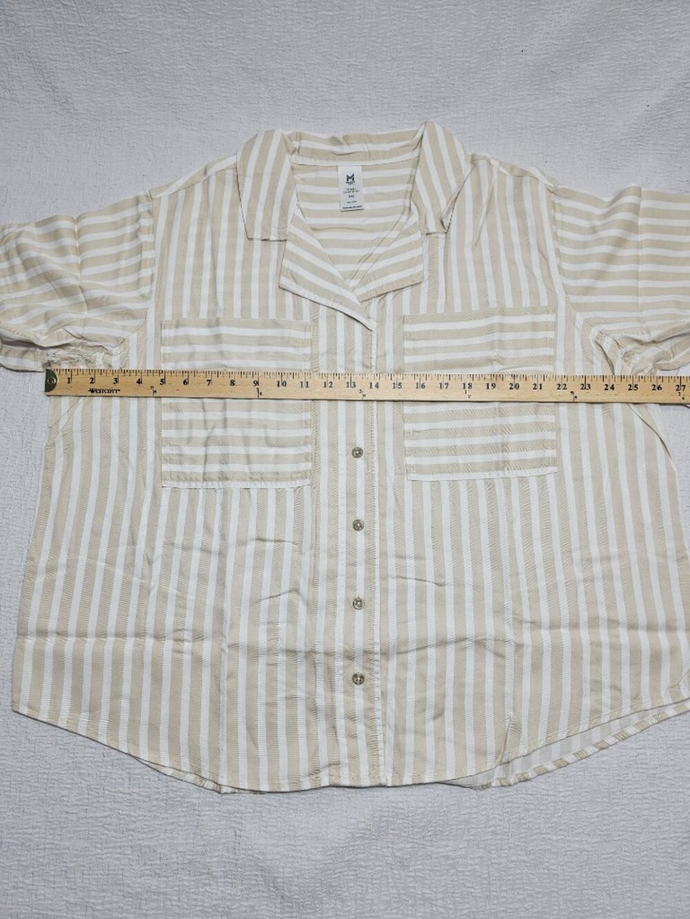 Member's Mark Women's Short Sleeve Tencel Camp Shirt Size XXL - Picture 6 of 9